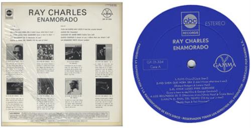 Ray Charles Enamorado vinyl LP album (LP record) Mexican RYHLPEN378379