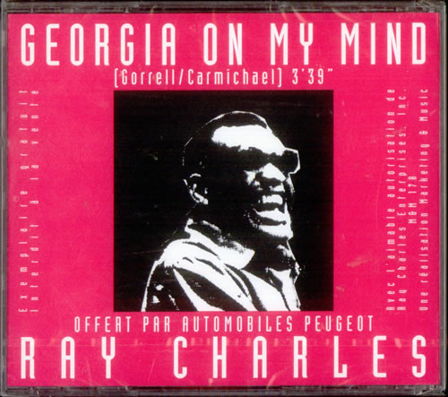 Ray Charles Georgia On My Mind CD single (CD5 / 5") French RYHC5GE530130