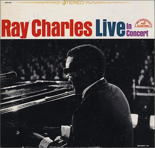 Ray Charles Live In Concert vinyl LP album (LP record) US RYHLPLI362639