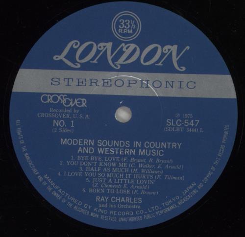 Ray Charles Modern Sounds In Country And Western Music vinyl LP album (LP record) Japanese RYHLPMO884279