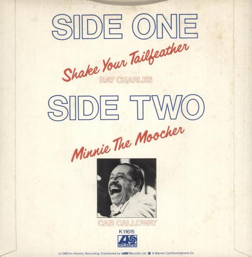 Ray Charles Shake Your Tailfeather - P/S 7" vinyl single (7 inch record / 45) UK RYH07SH604713