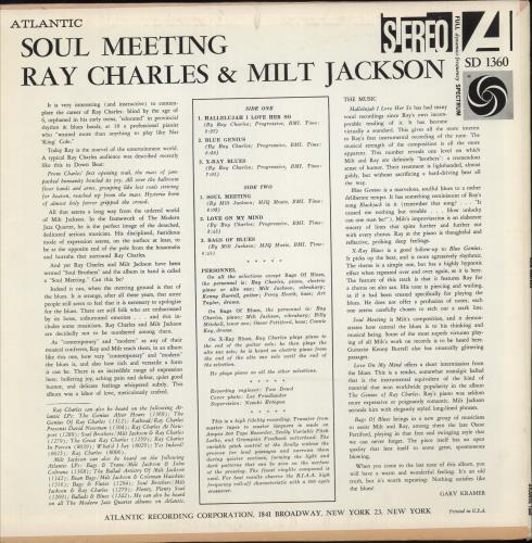 Ray Charles Soul Meeting - EX vinyl LP album (LP record) US RYHLPSO372980