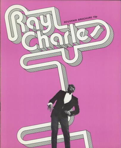 Ray Charles Souvenir Brochure tour programme UK RYHTRSO777398