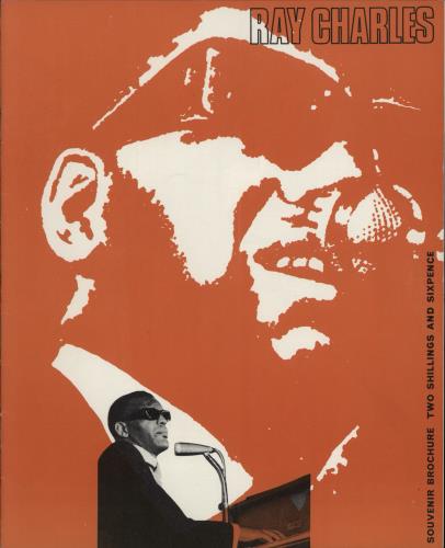 Ray Charles Souvenir Brochure tour programme UK RYHTRSO789926