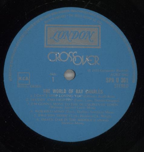 Ray Charles The World Of Ray Charles vinyl LP album (LP record) UK RYHLPTH522505