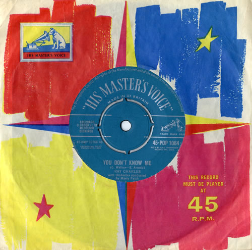 Ray Charles You Don't Know Me 7" vinyl single (7 inch record / 45) UK RYH07YO238466