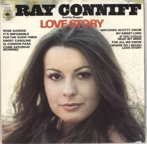 Ray Conniff Love Story vinyl LP album (LP record) UK RD7LPLO711781
