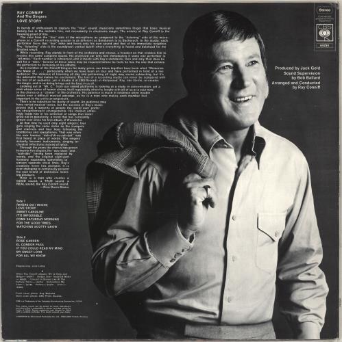 Ray Conniff Love Story vinyl LP album (LP record) UK RD7LPLO711781