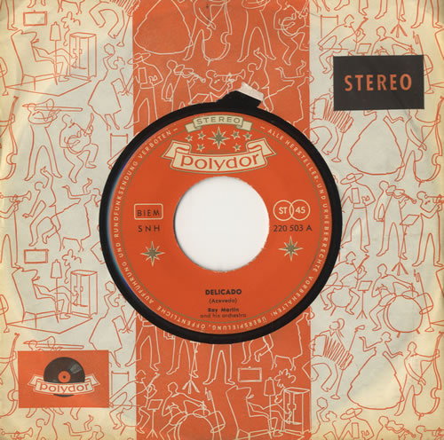 Ray Martin Delicado 7" vinyl single (7 inch record / 45) German 9RM07DE512823