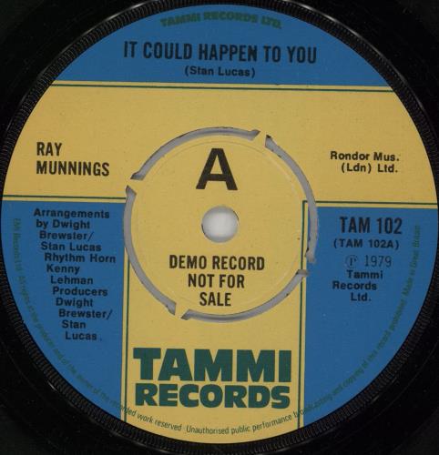 Ray Munnings It Could Happen To You - A Label 7" vinyl single (7 inch record / 45) UK 1Z207IT750194