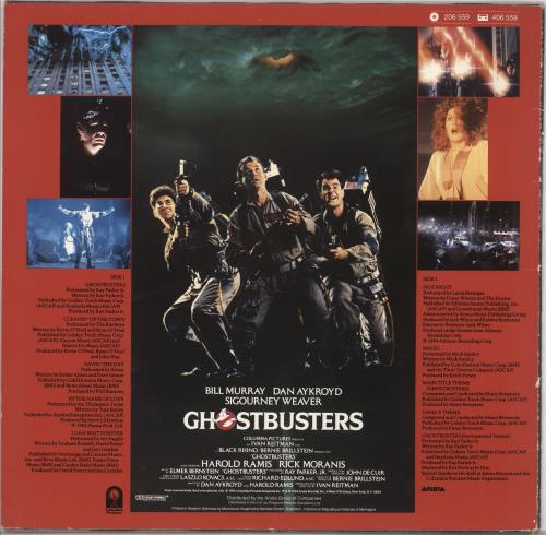 Ray Parker Jr Ghostbusters - stickered p/s vinyl LP album (LP record) German RPJLPGH728423