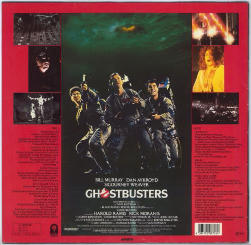 Ray Parker Jr Ghostbusters vinyl LP album (LP record) German RPJLPGH780486