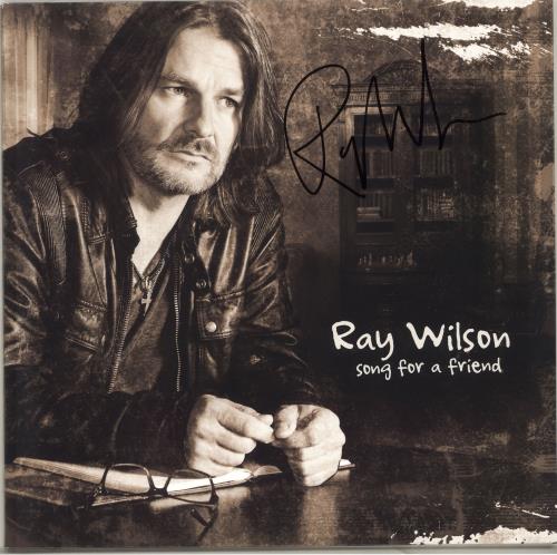 Ray Wilson Song For A Friend - Autographed vinyl LP album (LP record) UK R91LPSO706008