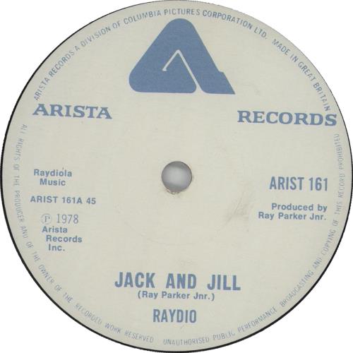 Raydio Jack And Jill - Solid 7" vinyl single (7 inch record / 45) UK RYI07JA668593