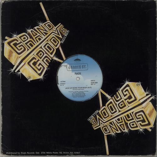 Raze Jack Up Work Your Body 12" vinyl single (12 inch record / Maxi-single) US RZE12JA671417