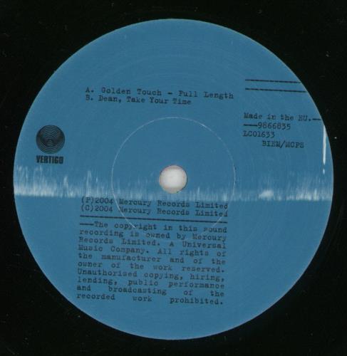 Razorlight Golden Touch 7" vinyl single (7 inch record / 45) UK RZR07GO284834