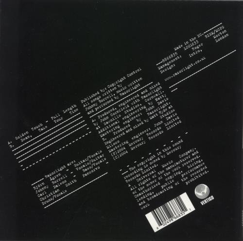 Razorlight Golden Touch 7" vinyl single (7 inch record / 45) UK RZR07GO284834