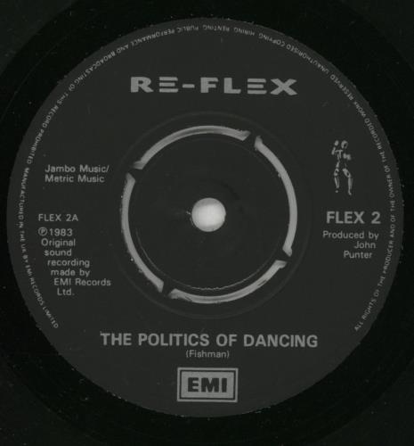 Re-Flex The Politics Of Dancing 7" vinyl single (7 inch record / 45) UK REF07TH182419