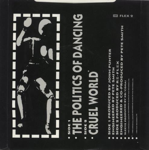 Re-Flex The Politics Of Dancing 7" vinyl single (7 inch record / 45) UK REF07TH182419
