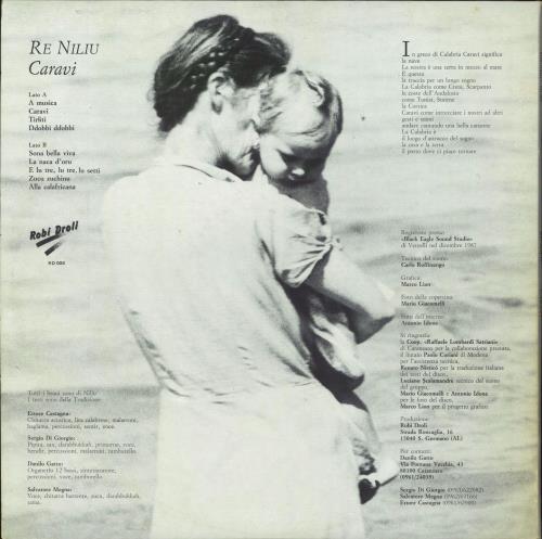 Re Niliu Caravi vinyl LP album (LP record) Italian 3FULPCA793947
