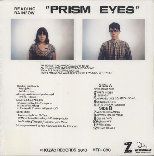 Reading Rainbow Prism Eyes - Sealed vinyl LP album (LP record) US 8EELPPR867807