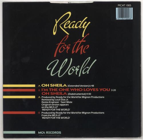 Ready For The World Oh Sheila 12" vinyl single (12 inch record / Maxi-single) UK RTW12OH734280
