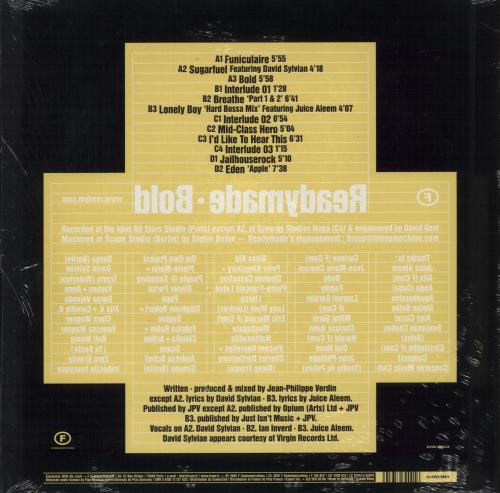 Readymade Bold 2-LP vinyl record set (Double LP Album) French RBQ2LBO864750