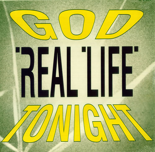 Real Life God Tonight 12" vinyl single (12 inch record / Maxi-single) US REL12GO100116