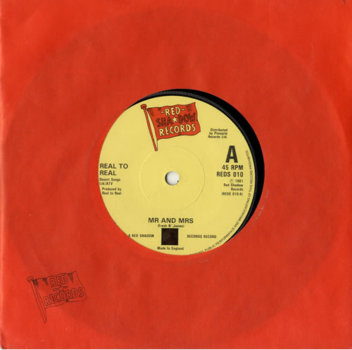 Real To Real Mr And Mrs 7" vinyl single (7 inch record / 45) UK R8A07MR599249