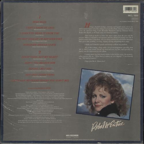 Reba McEntire My Kind Of Country vinyl LP album (LP record) UK RMELPMY763266