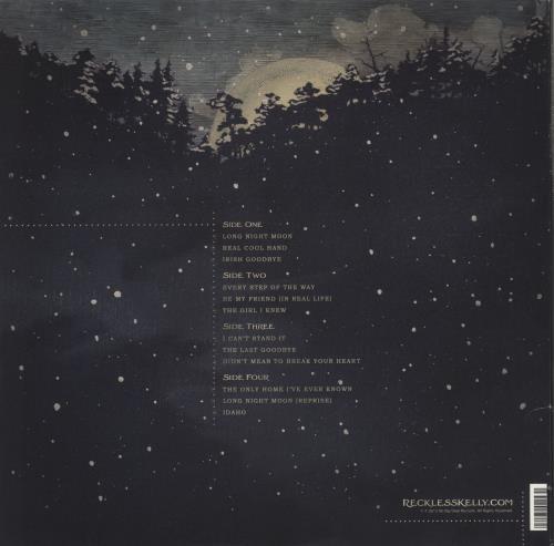 Reckless Kelly Long Night Moon 2-LP vinyl record set (Double LP Album) US 8ZD2LLO865271