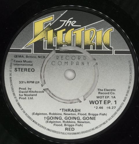 Red (Progressive) Rider In The Sky 7" vinyl single (7 inch record / 45) UK 0E307RI730163