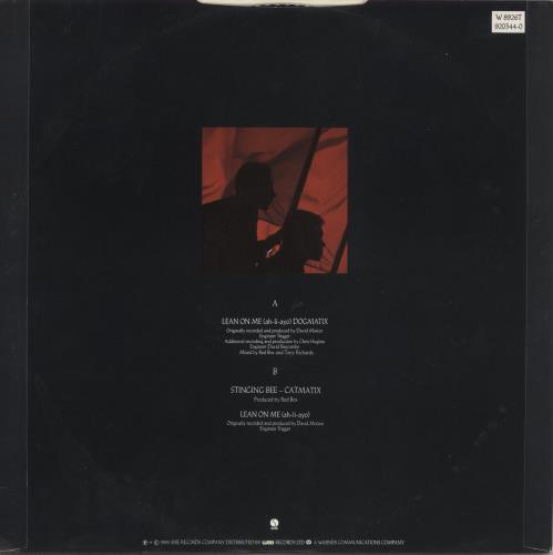 Red Box Lean On Me 12" vinyl single (12 inch record / Maxi-single) UK RBX12LE219048