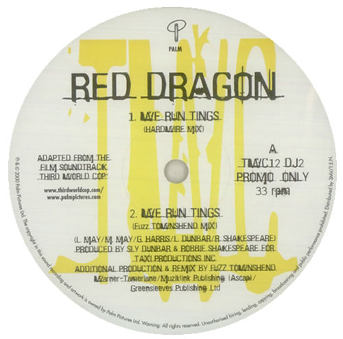 Red Dragon We Run Tings 12" vinyl single (12 inch record / Maxi-single) UK 1RD12WE444780