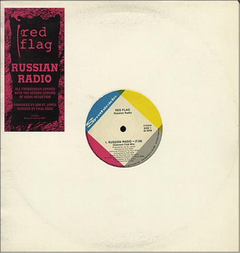Red Flag Russian Radio 12" vinyl single (12 inch record / Maxi-single) UK RFG12RU361745