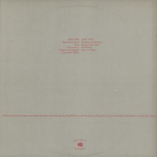 Red Guitars Slow To Fade vinyl LP album (LP record) UK RC3LPSL304457