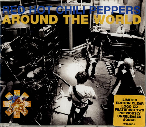 Red Hot Chili Peppers Around The World CD single (CD5 / 5") UK RHCC5AR584997