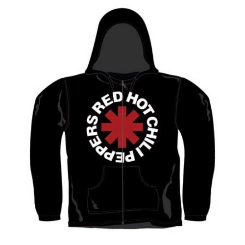 Red Hot Chili Peppers Asterisk Zip-Up Hoodie - Medium clothing UK RHCMCAS387746