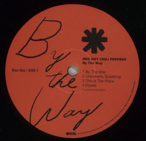 Red Hot Chili Peppers By The Way 2-LP vinyl record set (Double LP Album) UK RHC2LBY810039