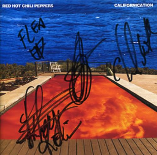 Red Hot Chili Peppers Californication - AUTOGRAPHED CD album (CDLP) US RHCCDCA289232