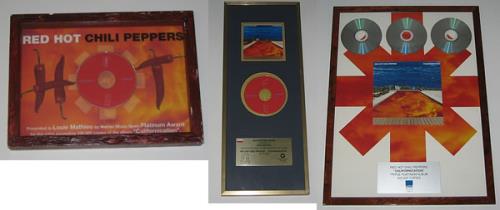 Red Hot Chili Peppers Californication - Five Award Set award disc European RHCAWCA369429