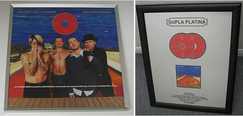 Red Hot Chili Peppers Californication - Five Award Set award disc European RHCAWCA369429