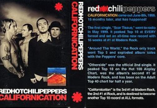 Red Hot Chili Peppers Californication box set US RHCBXCA167003