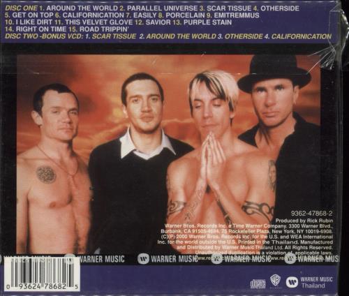 Red Hot Chili Peppers Californication 2 CD album set (Double CD) Thailand RHC2CCA865261