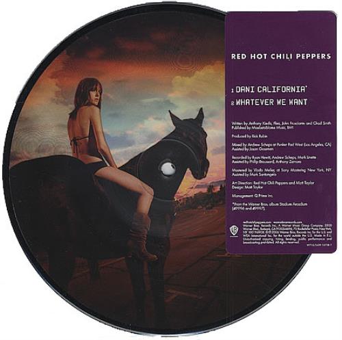 Red Hot Chili Peppers Dani California/Tell Me Baby 7" vinyl picture disc (7 inch picture disc single) UK RHC7PDA408012