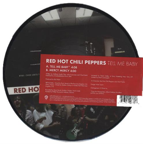 Red Hot Chili Peppers Dani California/Tell Me Baby 7" vinyl picture disc (7 inch picture disc single) UK RHC7PDA408012