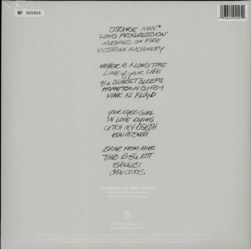 Red Hot Chili Peppers I'm Beside You - Black Friday/RSD, Sealed 2-LP vinyl record set (Double LP Album) US RHC2LIM595387