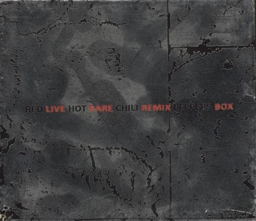 Red Hot Chili Peppers Live Rare Remix Box 3-CD album set (Triple CD) German RHC3CLI755572