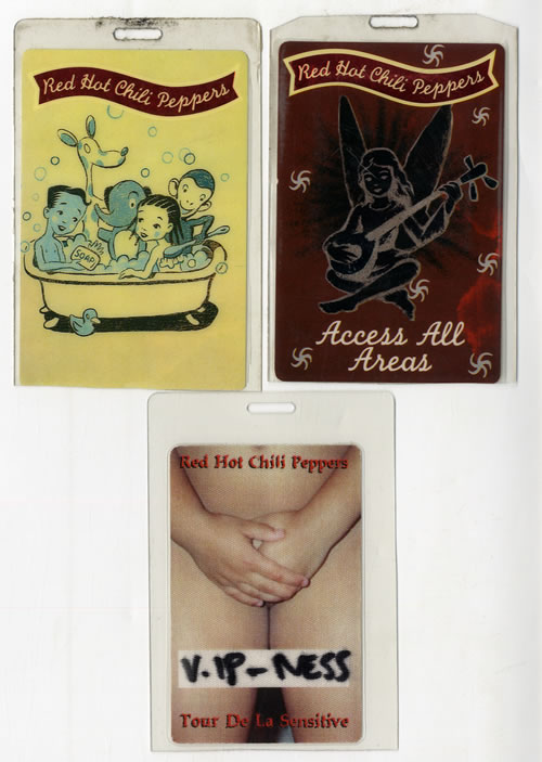 Red Hot Chili Peppers One Hot Minute Tour Passes tour pass UK RHCTPON557104