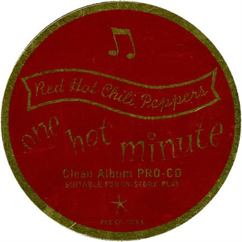 Red Hot Chili Peppers One Hot Minute CD album (CDLP) US RHCCDON68846